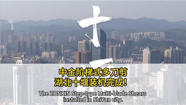 湖北十堰裝機(jī)中金階梯式多刀剪！